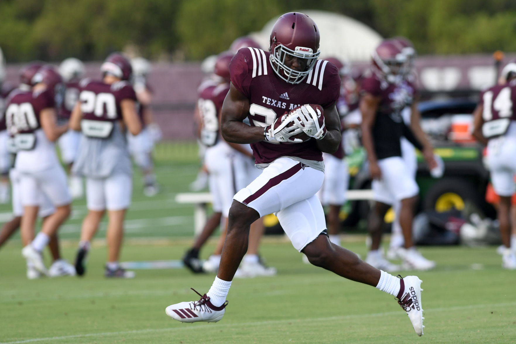 Aggie football practice
